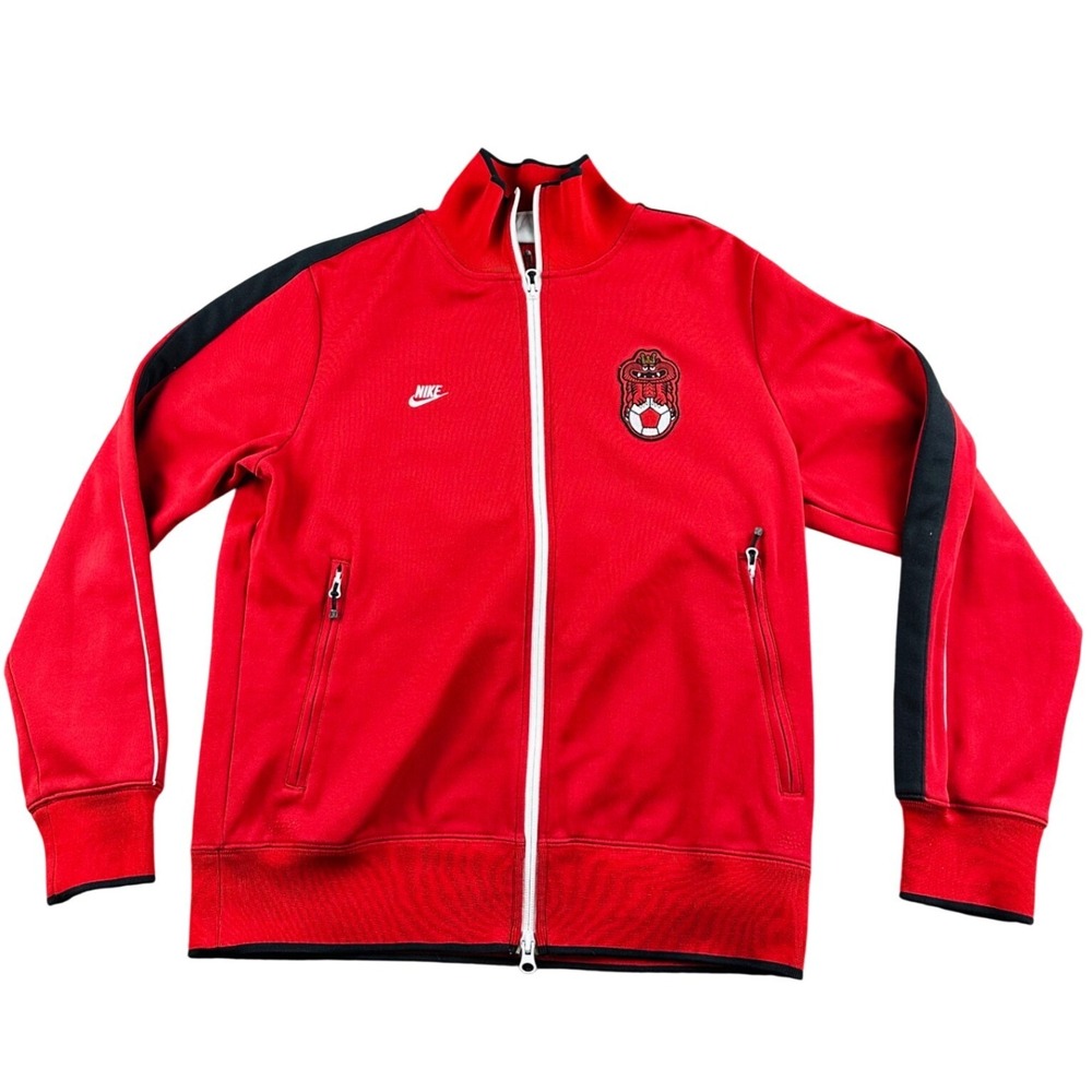 Y2K Nike James Jarvis England N98 Track Jacket Men M Red Athletic 381051-648